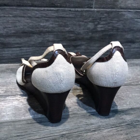 ColdWater Creek leather sandal heels sz-6 - Picture 10 of 12